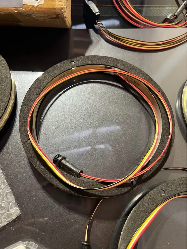RGB LED Speaker Ring Lights - photo 5