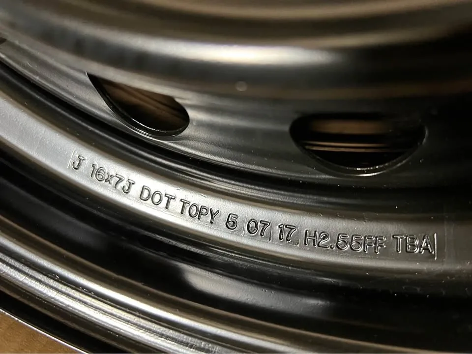 Steel Rims - 16” - 5x114.3 – Set of 4 – Never Used - photo 2