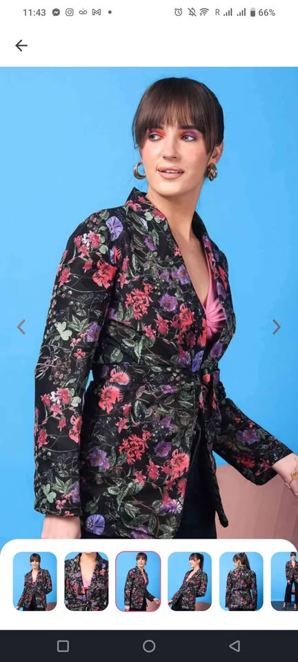 Tie up crepe jacket (new) - photo 3