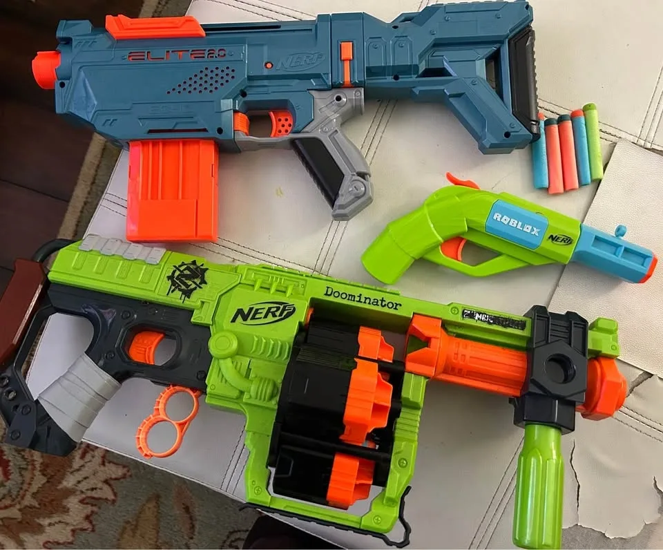 Nerf Zombie Doominator, Echo & Roblox Blasters