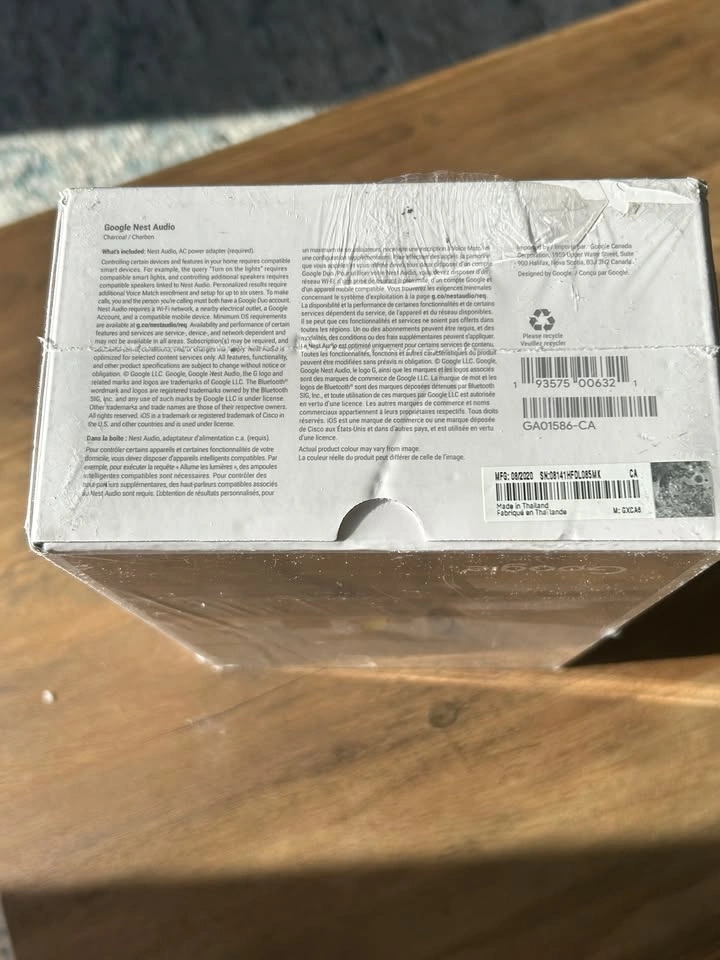 Google AI Voice Nest Audio - Unopened / Brand New - photo 3