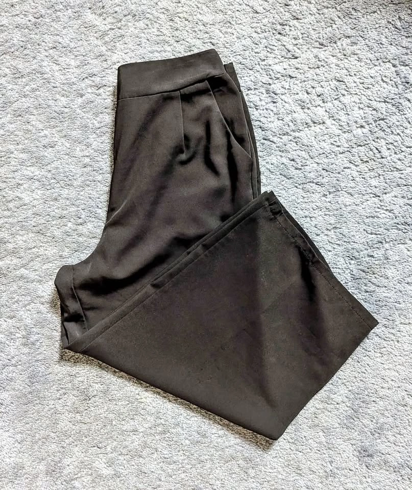 Black Culotte Pants, XS, New