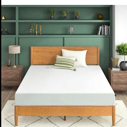 Queen Mattress - 8 Inch Green Tea Memory Foam