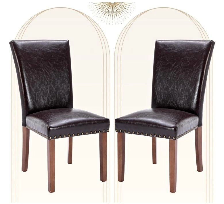 Upholstered Parsons Dining Chairs Set of 2