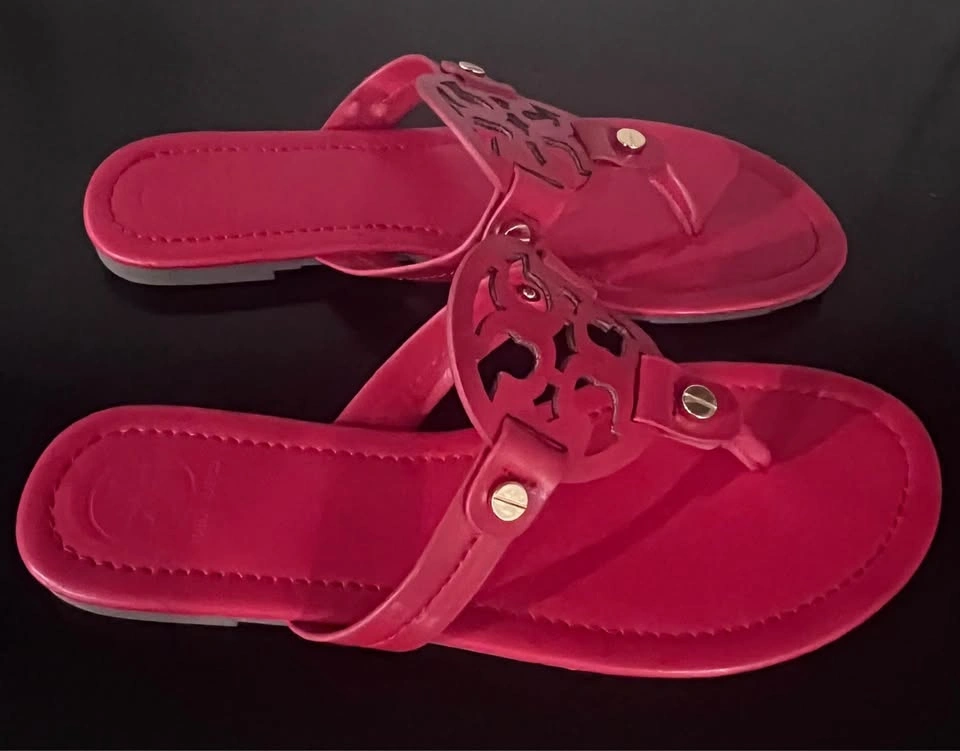Tory Burch Miller Red Flip Flop Sandals NEW - photo 4
