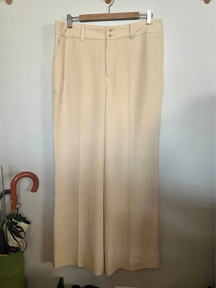 Polo Lauren Ralph Lauren 100% Silk Trousers Size 14
