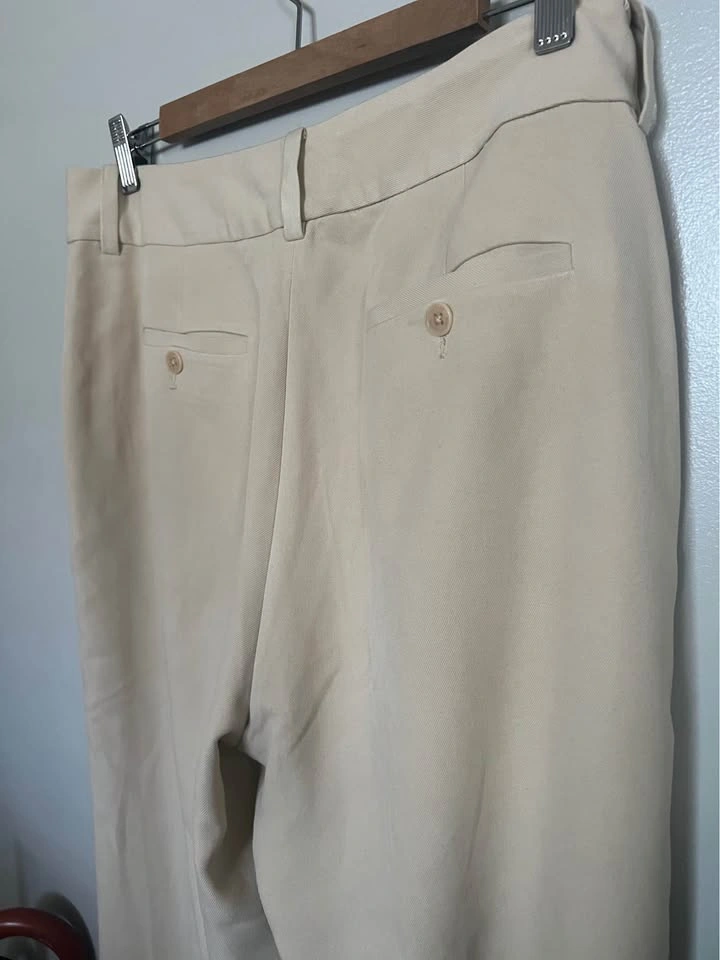 Polo Lauren Ralph Lauren 100% Silk Trousers Size 14 - photo 4