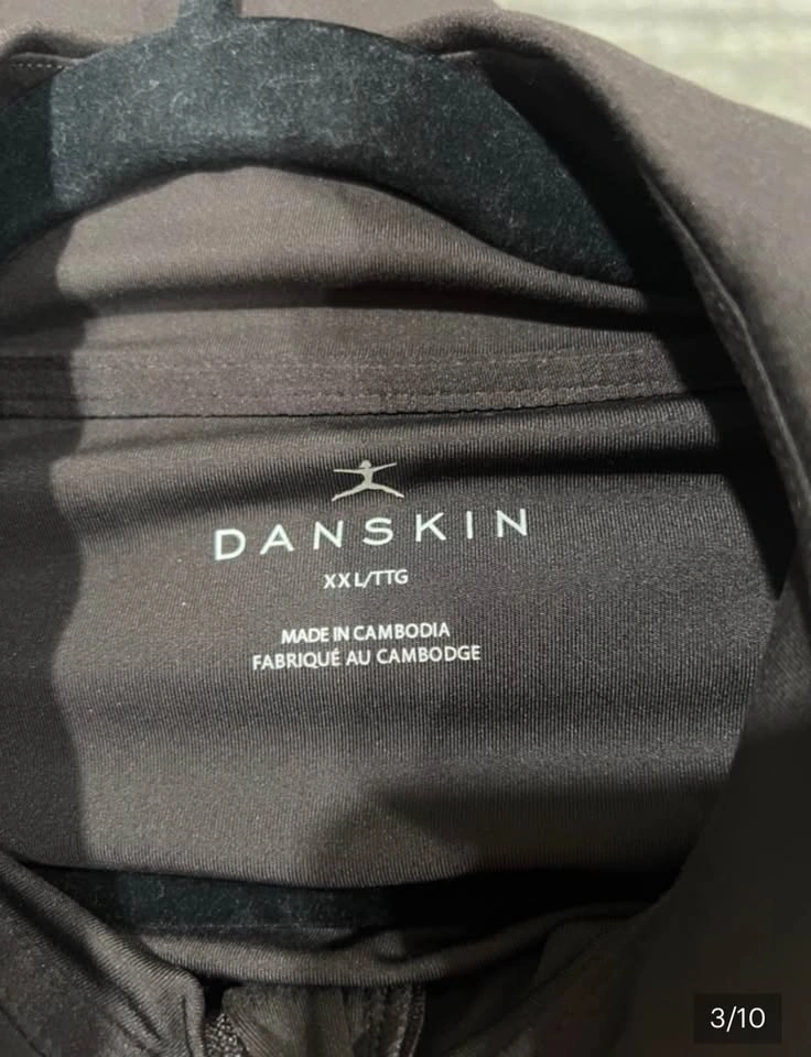 DANSKIN Brown activewear zip up xxl - photo 3