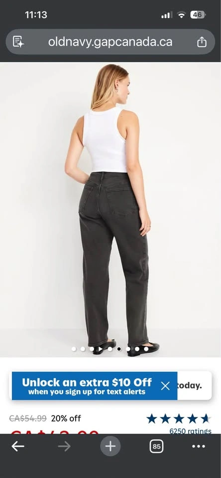 Old Navy High Rise OG Loose Jeans - Size 12 - photo 2