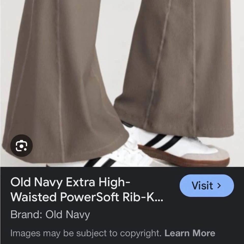 Old Navy Extra High-Waisted PowerSoft Ribbed SuperFlare Leggings - photo 4