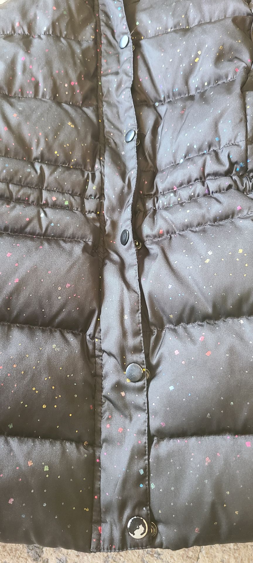 Eddie Bauer Black Goose Down Hooded Puffer Coat - Girls XS - photo 4