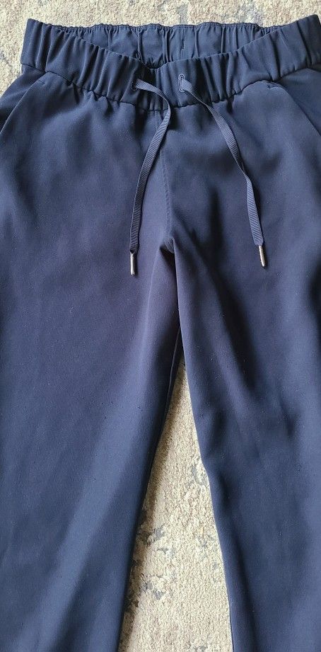 Lululemon Navy Blue Drawstring Pants - Women's Size 4 - photo 5