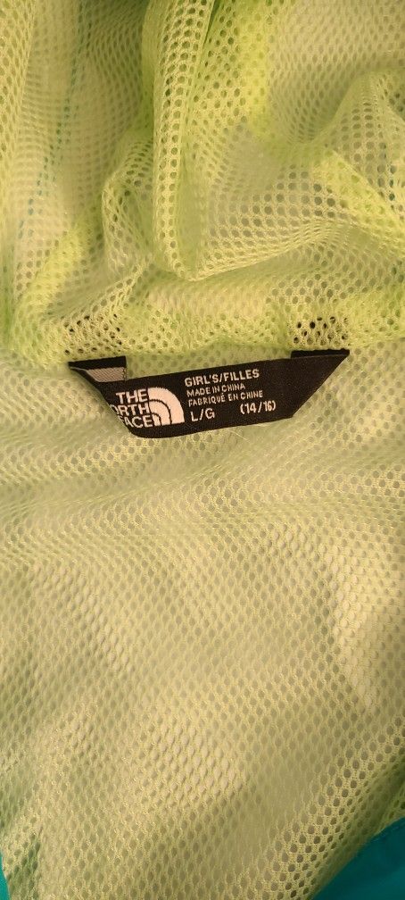 The North Face Girls Blue Windbreaker SZ 14/16 - photo 4