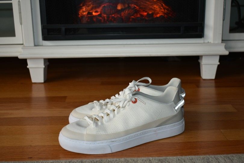SWIMS Men Off White Mesh Sneakers SZ 10
