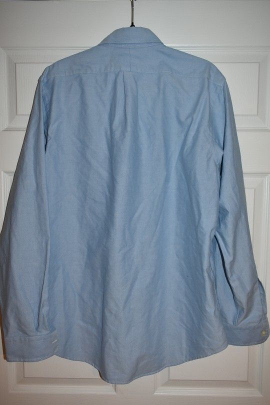 Ralph Lauren Men Blue Long Sleeve Classic Fit Shirt SZ L - photo 4