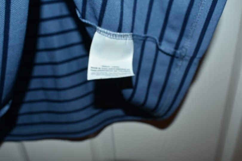 Nike Men Blue Stripe Short Sleeve Dri Fit Golf Polo SZ M - photo 4