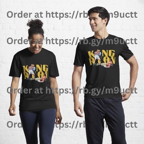King Ryan Garcia Hold me back yellow Text T-Shirt - photo 2