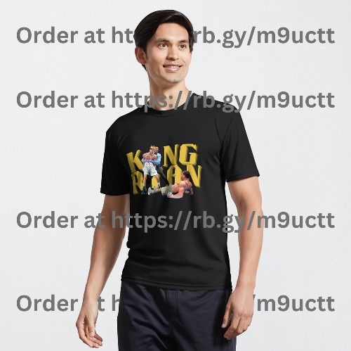 King Ryan Garcia Hold me back yellow Text T-Shirt - photo 5