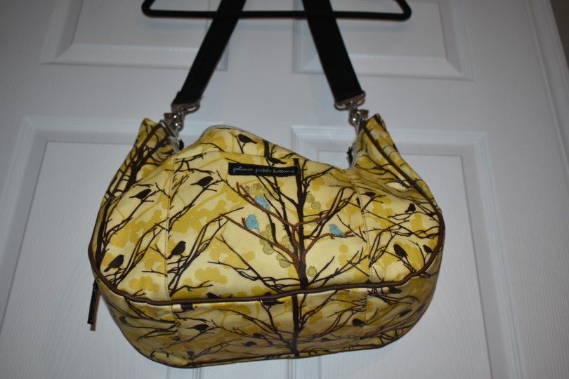 Petunia Pickle Bottom Diaper Bag Clutch Yellow & Brown Tree Desi - photo 3
