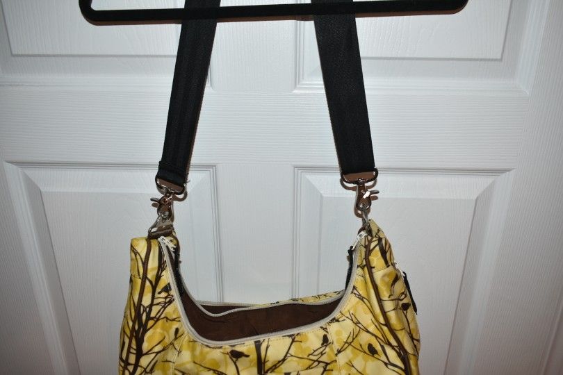 Petunia Pickle Bottom Diaper Bag Clutch Yellow & Brown Tree Desi - photo 4