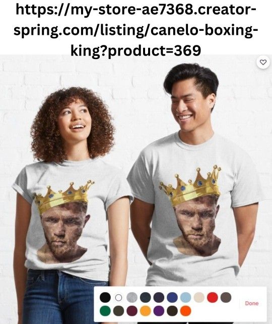Saul Canelo Alvarez Pound For Pound King Tee Shirt - photo 4