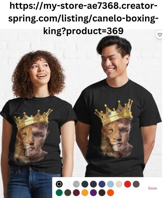 Saul Canelo Alvarez Pound For Pound King Tee Shirt - photo 3
