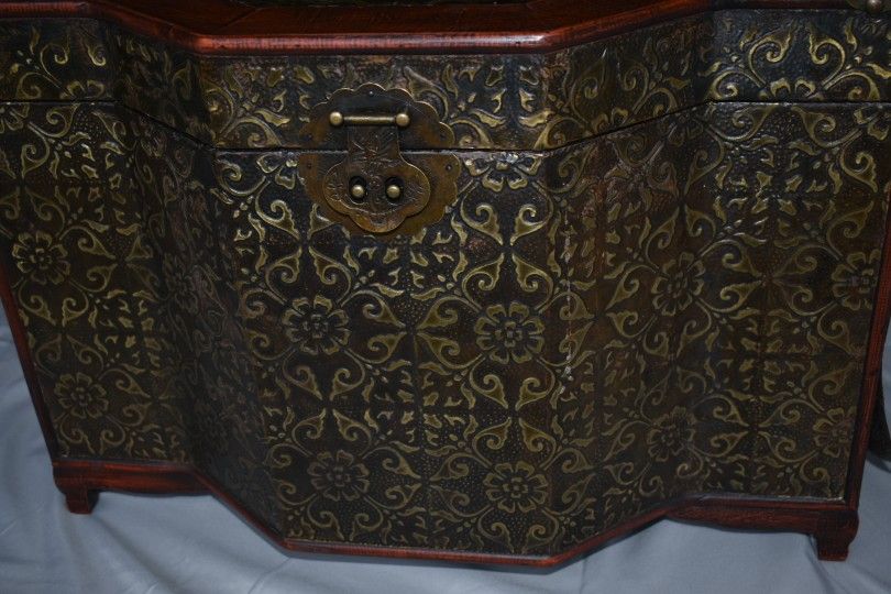 Antique Wooden Chest With A Chest Inside - photo 2