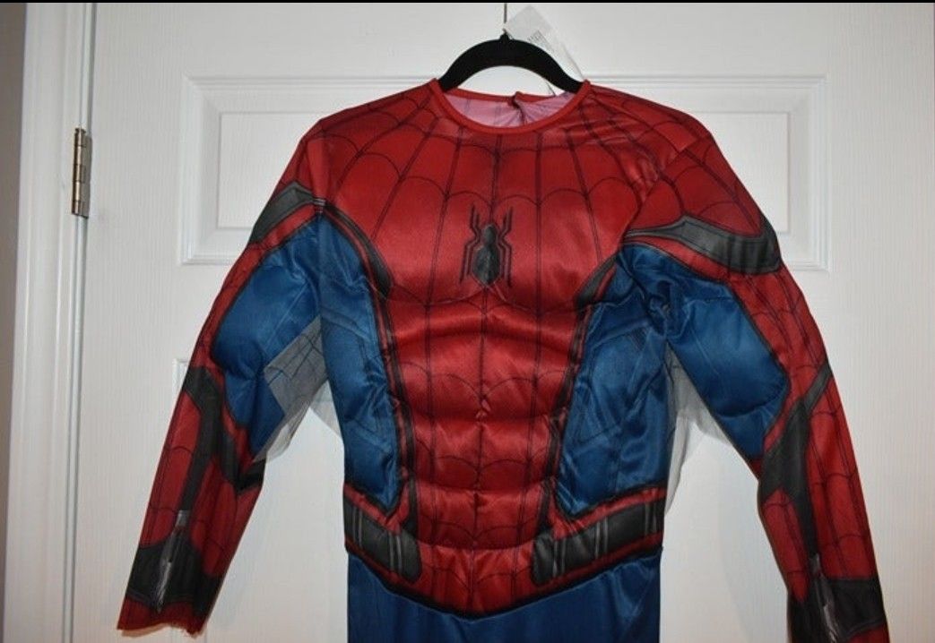 Boys Spiderman Halloween Costume SZ L