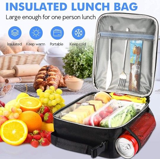 BNKANG Insulated Gray Lunch Bag - photo 2