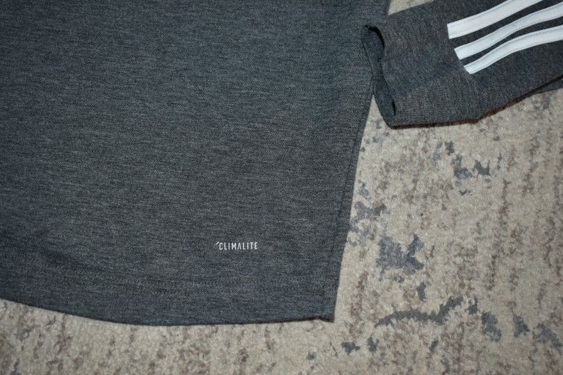 Adidas Men Gray Pullover Long Sleeve Hoodie SZ S - photo 5