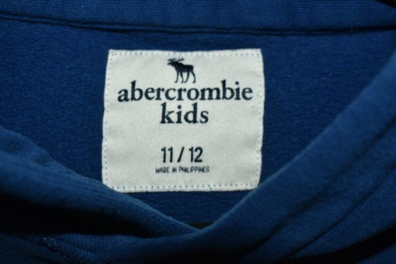 Abercrombie and Fitch Boys Blue Hoodie Sweater SZ 11/12 - photo 3