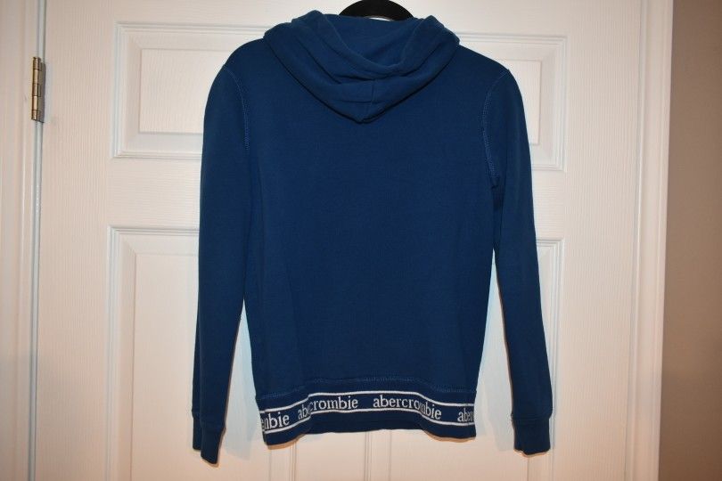 Abercrombie and Fitch Boys Blue Hoodie Sweater SZ 11/12 - photo 4