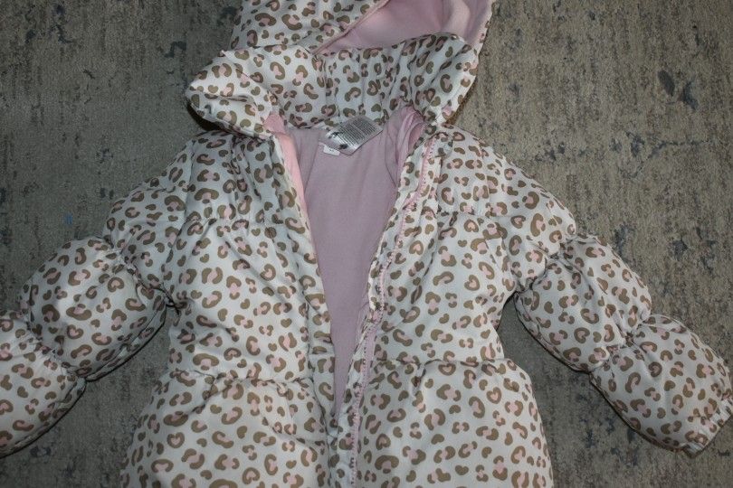 Carters Girls Zip Up Pink Jacket SZ 4