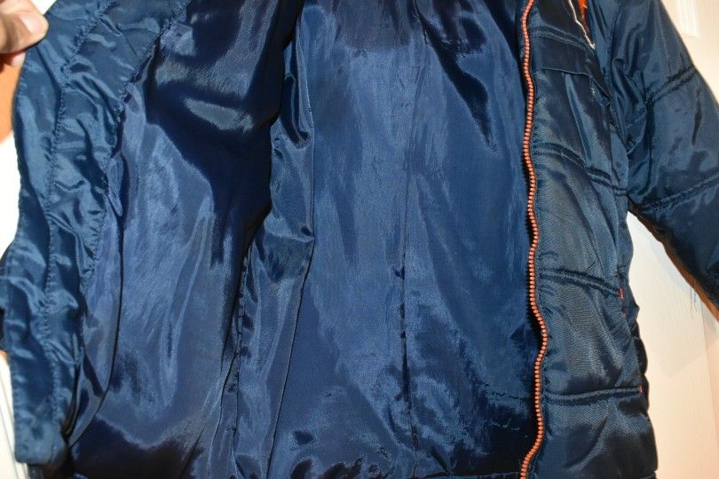Nike Men Blue Illinois Zip Up Jacket SZ S - photo 4