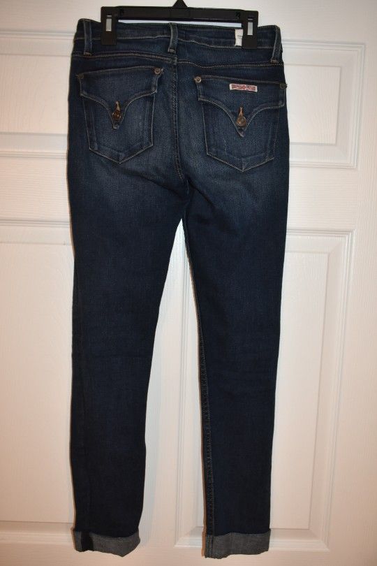 Hudson Bacara Crop Straight Cuffed Jeans SZ 25 - photo 5