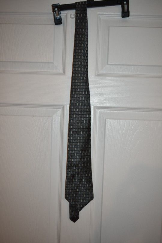 Bugatti Men Gray Blue Silk Tie - photo 2