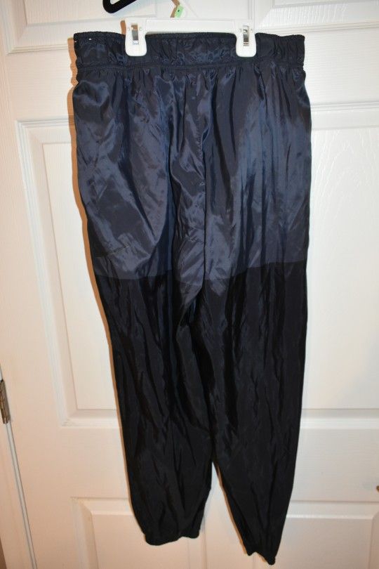Nike Woman Blue Black Windbreaker Pants SZ L - photo 4