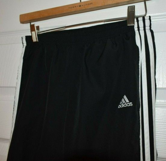 Adidas Boys Black Windbreaker Pants SZ S - photo 5