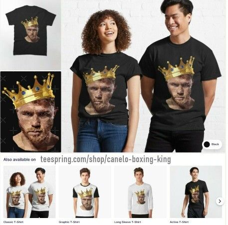 Saul Canelo Alvarez King or the Ring Tee Shirt SZ XL