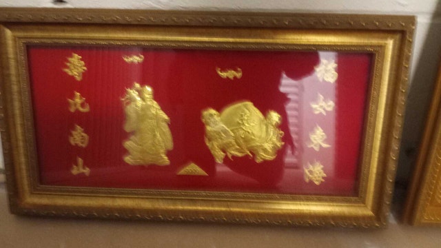 Longivity 24K Gold Plated 壽比南山圖 - photo 3
