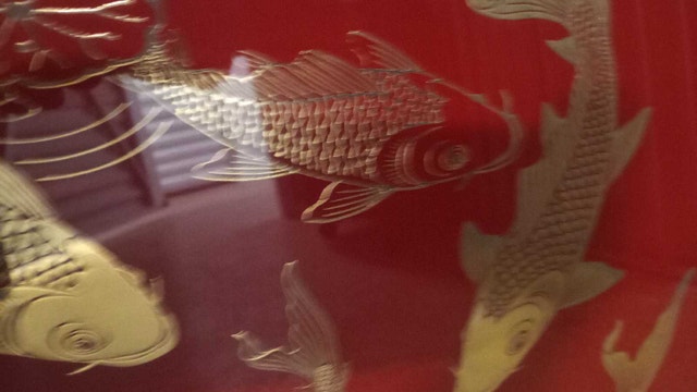 9 Gold Fish Traditional Gold Plated 九如圖