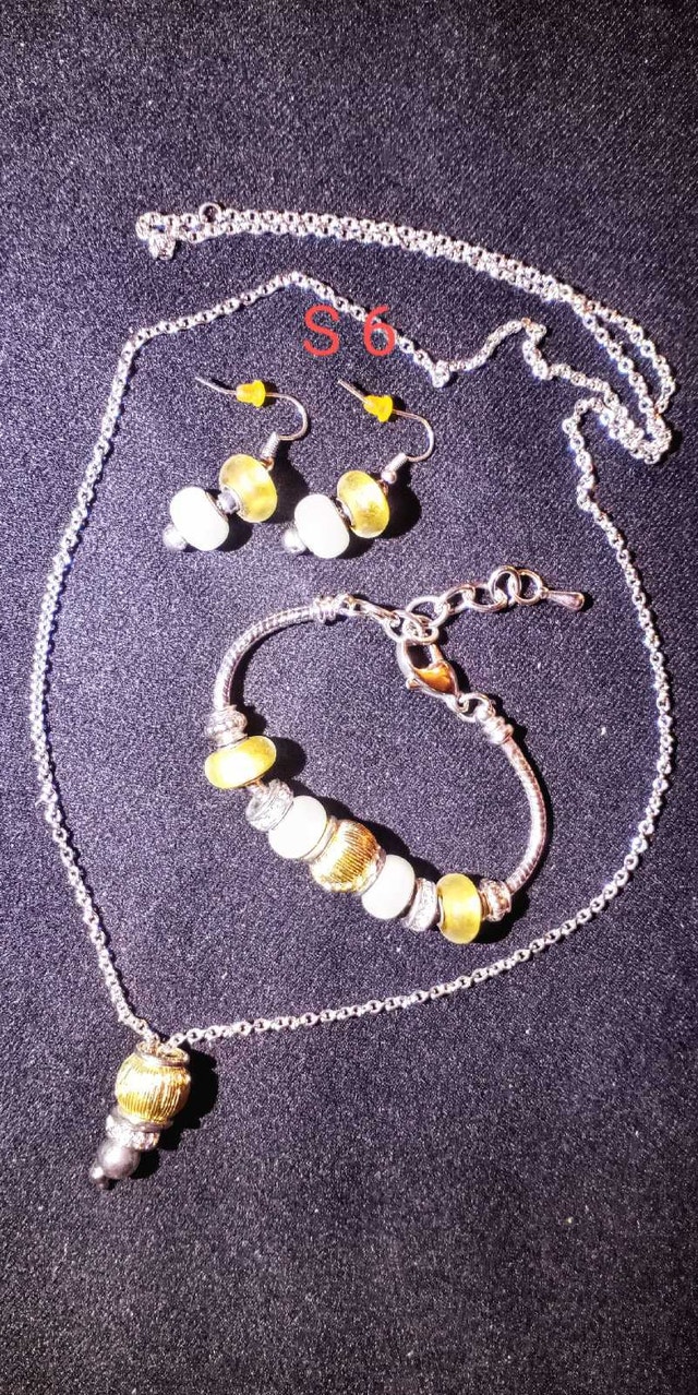 Custom Brooches and Earring Sets