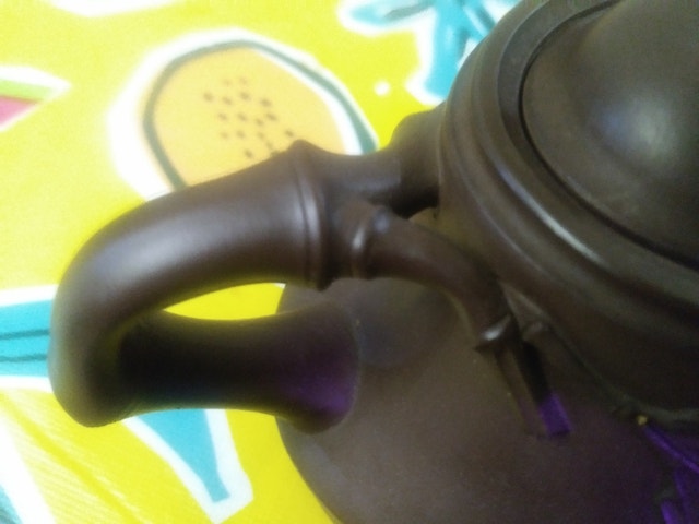 Genuine Pan Xijuan Purple Clay Teapot with Bamboo Festival - photo 5