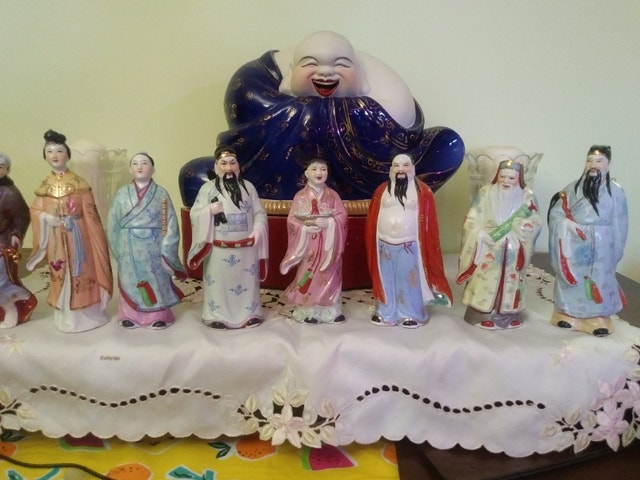 1960 Eight Immortal Figurines Set