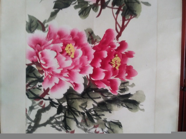 Lucky flower, Chinese Traditional Brush Art - photo 2