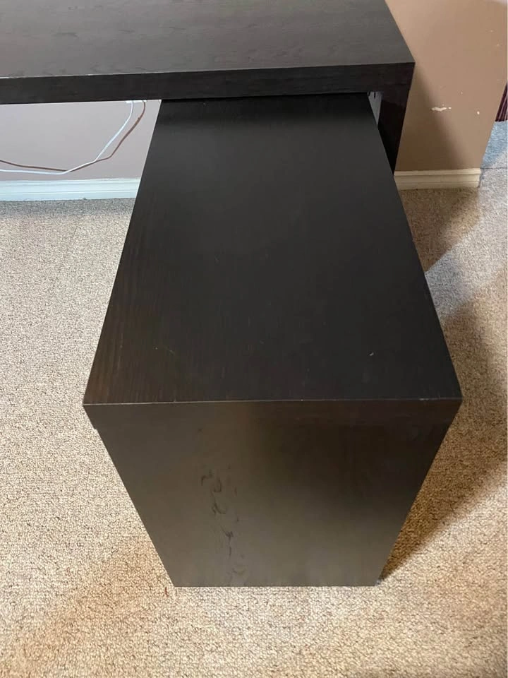 Black IKEA Pull Out Extension Desk(delivery available) - photo 2