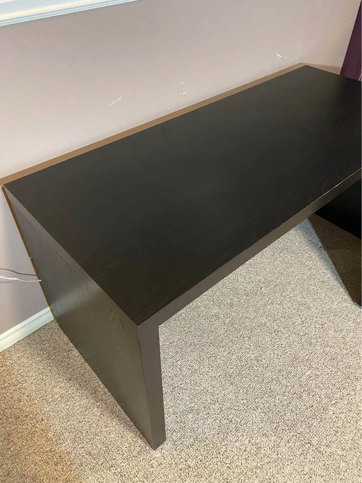 Black IKEA Pull Out Extension Desk(delivery available) - photo 4