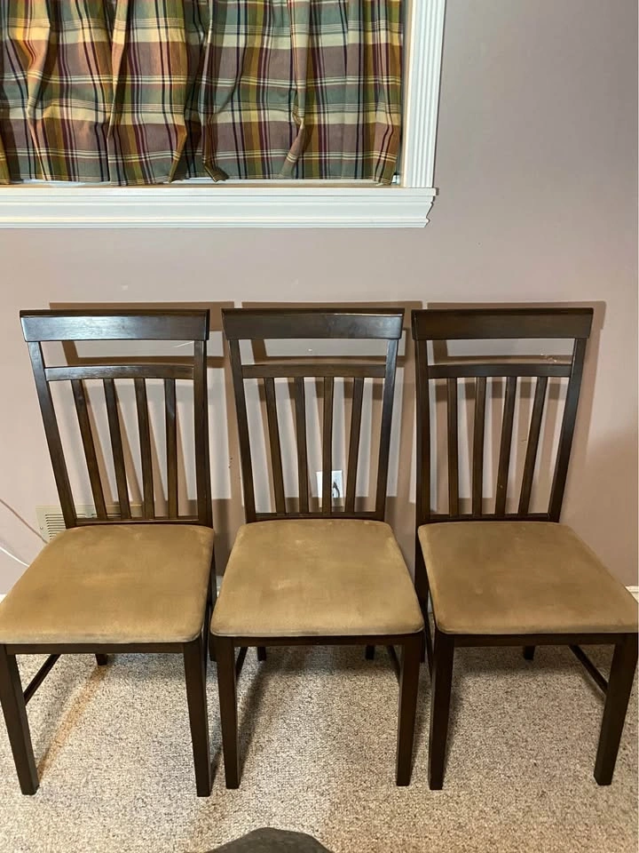 black dining table and chairs (delivery available) - photo 4