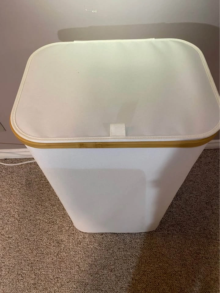 White Laundry Hamper - photo 2