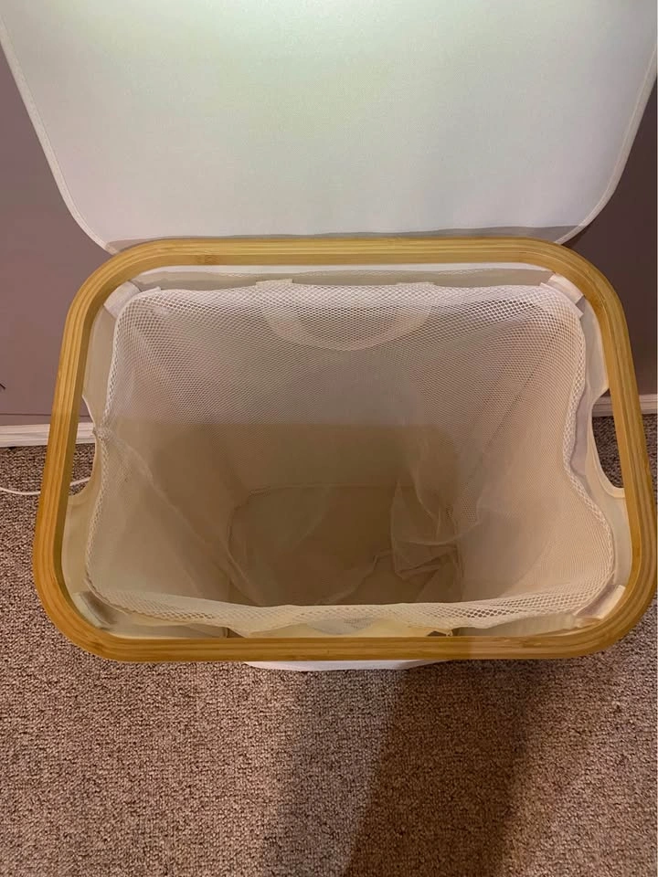 White Laundry Hamper - photo 3
